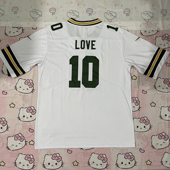 Nike NFL Green Bay Packers White Jersey #10 LOVE L - Picture 5 of 6